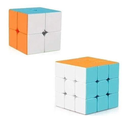 Pack Cubos Velocidad Rubik 2x2 + 3x3