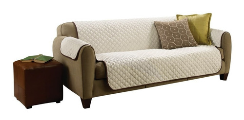 Protector Sofa Forro 3 Puestos Doble Faz Limpio Pelos Grueso