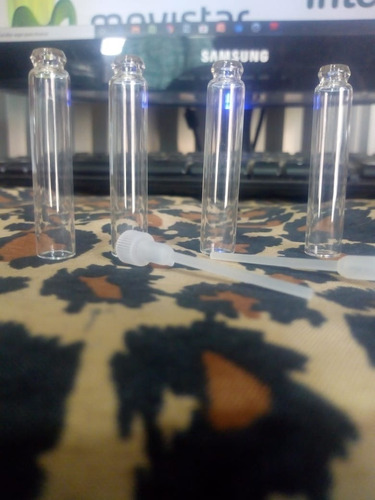 100 Botes De Vidrio De 2 Ml Muestra Perfume U Otros