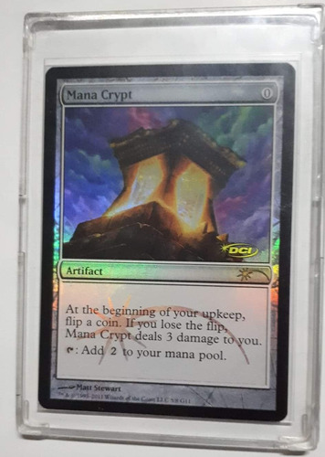 Magic Mtg Mana Crypt (judge) (foil)