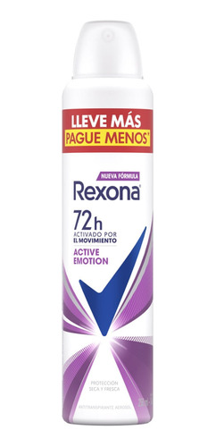 Desodorante Antitrans Rexona Active Emotion Aerosol X 250 Ml