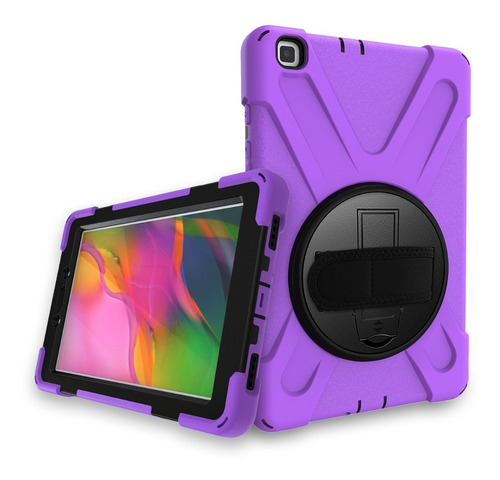 Funda Antigolpe + Lamina De Vidrio Tab A 8 T290 -t295 Rugged