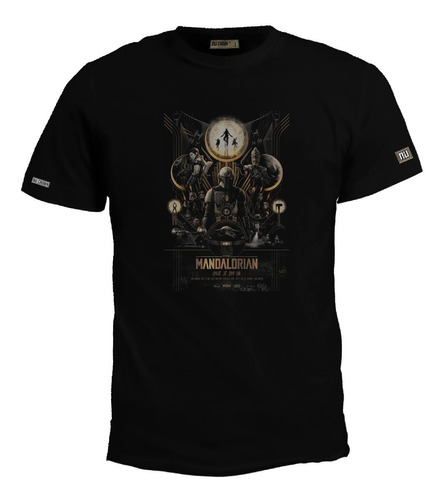 Camiseta The Mandalorian Star Wars Poster Hombre Bto