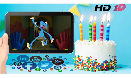 Vídeo Invitación Cumpleaños Huggy Wuggy (poppy Playtime)