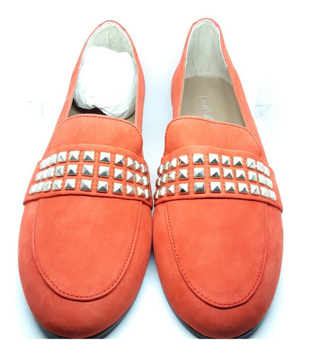 Mocasin Paruolo 100% Cuero Rojo Verano 37 Oferta Sandalia