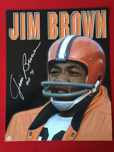 Jim Brown Foto Autografiada