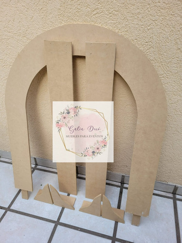 Combo Mesa Candy Bar Desarmable Mas 3 Paneles Desarmables!! Madera