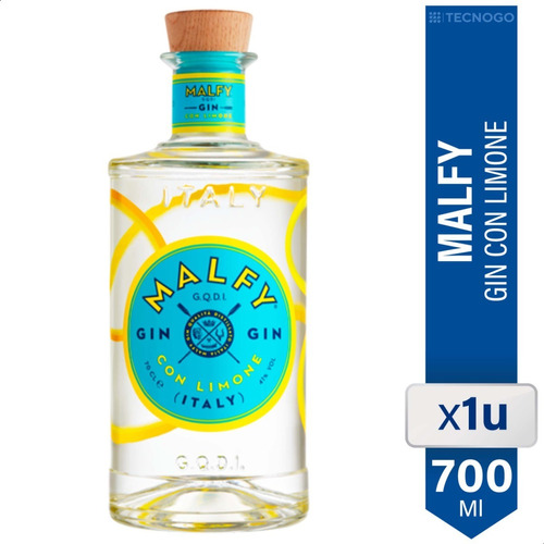 Gin Malfy Con Limone Italia Destilado - 01almacen