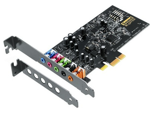 Tarjeta de sonido Sound Blaster Audigy Fx Creative Black PCI-e