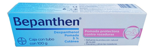 Crema Bepanthen 5% Pomada Contra Rozaduras Tubo Con 100g