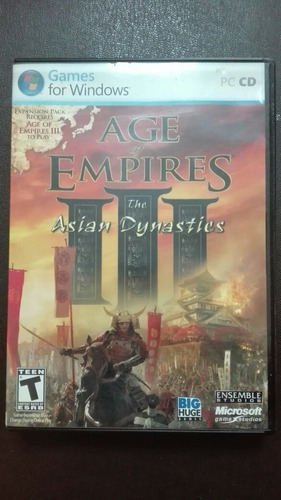 Expansion Age Of Empires 3 The Asian Dinasties (ingles) - Pc