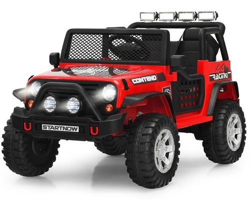 Carro A Batería Jeep 5 Motores 4x4 Pantalla Llantas Jebe