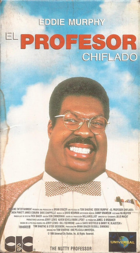 El Profesor Chiflado Vhs Eddie Murphy The Nutty Professor