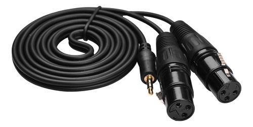 Cable De Audio Con Doble Adaptador Xlr Hembra A Cable Estére