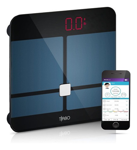 Bluetooth Body Fat Scale Bmi Con Aplicación Para Ios Y...