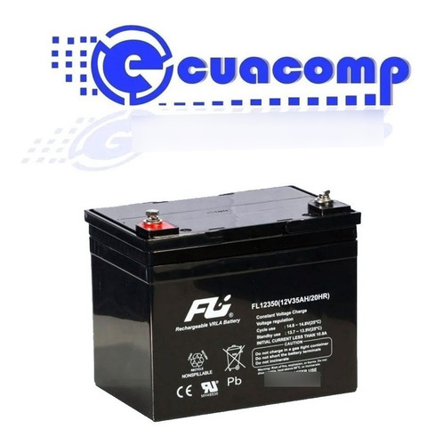 Batería Powest Fl 12v 35ah Sellada Vrla Ups Inversores Panel