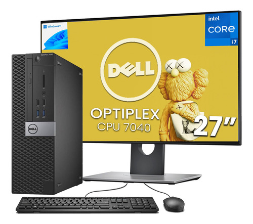 Equipo Pc Dell Optiplex 27 Core I7 6th 16gb Ram 512gb Ssd (Reacondicionado)