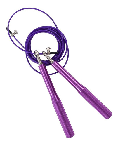 Cuerda Para Saltar Ultradelgada Cable Tutti Color Morado