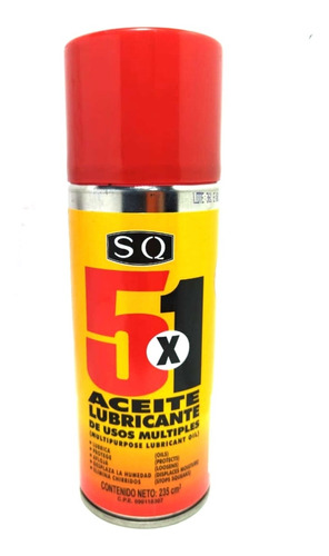 Aceite Sq 5x1 Lubricante Spray 275g