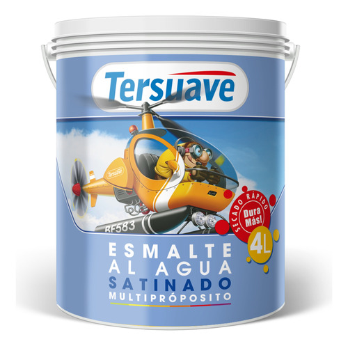 Tersuave Esm. Sec Rapido B Acuosa Satinado Negro X 4 Lt