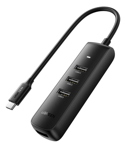 Ugreen Hub Usb C A Usb 3.0 4 Puertos, Adaptador Usb C 5gbps Otg Hub, Compatible Con Macbook Air/pro 2020/2019/2018, iPad Pro/air, Galaxy S10 S9 S8, Huawei Matebook, Chromebook, Dell Xps 13 15, 20cm