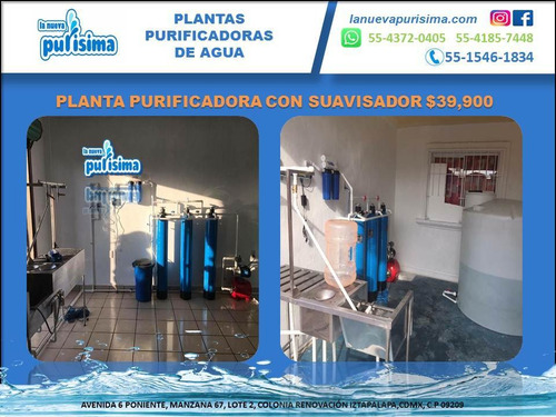 Imagen 1 de 10 de Planta Purificadora C/suavisador $39,900.00 Sin Anticipos