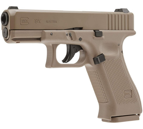 Imagen 1 de 6 de Glock 19x Coyote Gen5 Co2 Cal .177 Full Blowback / 380 Fps