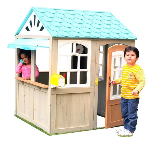 Casita de madera infantil, elevada mod. KID