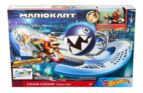 Pista De Carritos Hotwheels Mario Kart Donkey Kong P Niños 