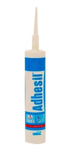 Silicona Neutra Adhesil Pack X 6 Selladores Neutro 280 Ml