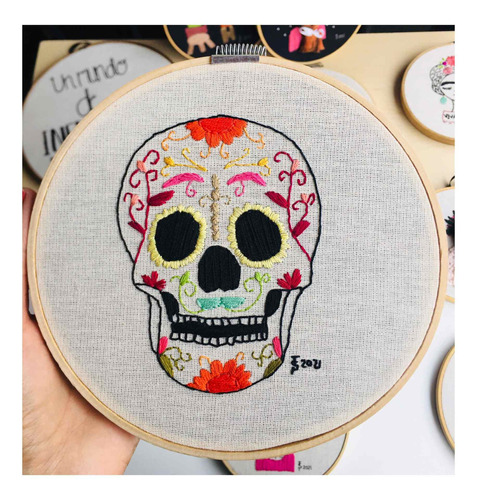 Bordado De Calavera