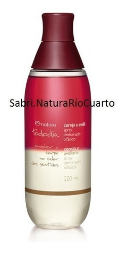 Natura Tododía Spray Bifasico Cereza Y Avellana 