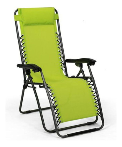 Cadeira Espreguiçadeira Pelegrin Gravidade Zero Verde