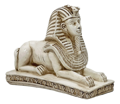 Esfinge Gizé Mitologia Grega Egípcia Proteção Estátua 15cm