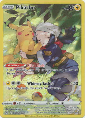 Pikachu - Lost Origin Tg5/tg30 - Holo Rare 