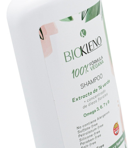 Bio Kleno Formula Vegana Shampoo Te Verde Sin Tacc X 420ml