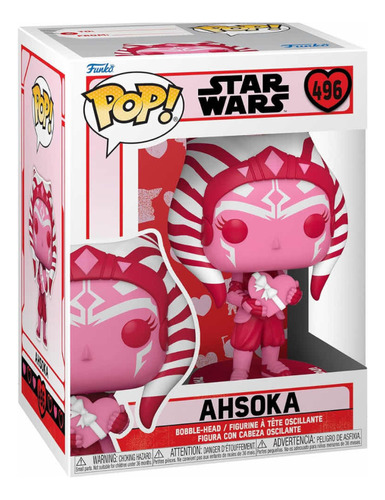 Funko Pop! Ahsoka San Valentín Star Wars Original