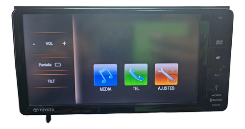 Stereo Pantalla Tactil Original Toyota Etios Con Video Negro