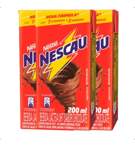 Bebida Láctea Nescau Prontinho 200ml Toddynho Achocolatado