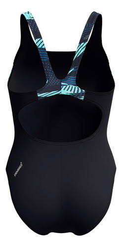 Traje De Baño Hyperboom Splice Muscleback Para Mujer Speedo Negro 34
