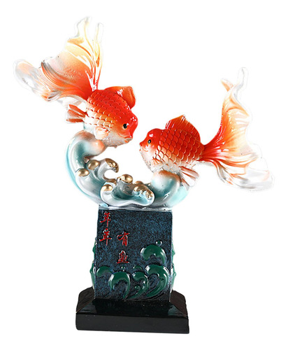 Colección De Esculturas De Peces Feng Shui, Decoración De