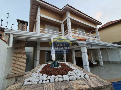 Sobrado, 4 Dorms, 4 Suites, 4 Vagas-flórida, Praia Grande - Vact917