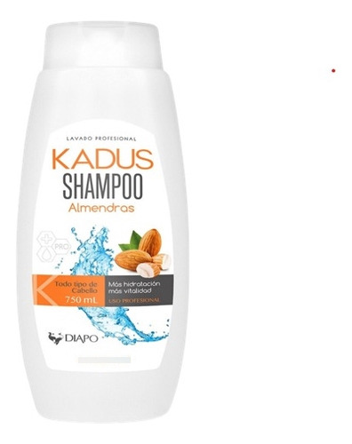 Shampoo Almendras 750ml Kadus Profesional Botella