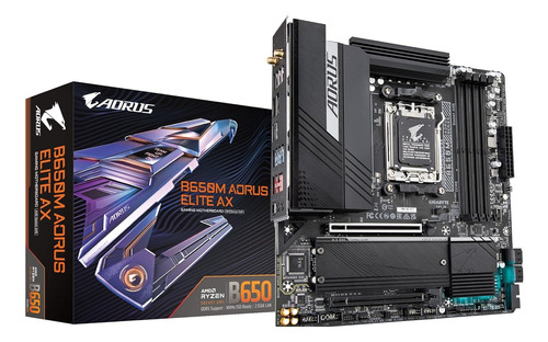 Tarjeta Madre Gigabyte B650m Aorus Elite Ax Ryzen Am5 Wifi