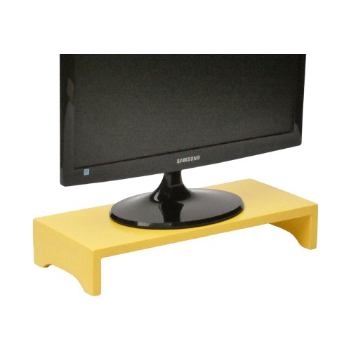 Base Monitor Soporte Pc Madera Eleva Notebook Escritorio