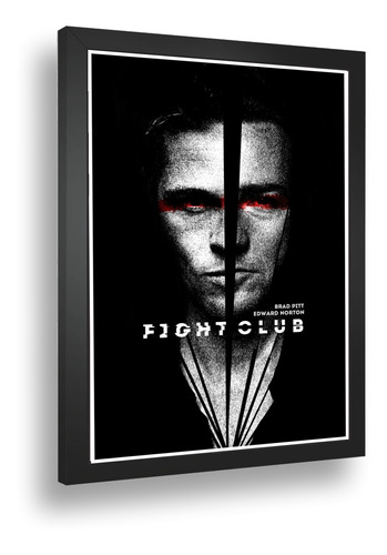 Quadro Decor Poster Clube Da Luta Filme Fight Club 45x33