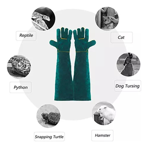 Luvas Longas Anti-mordidas Para Animais De Estimação 60cm