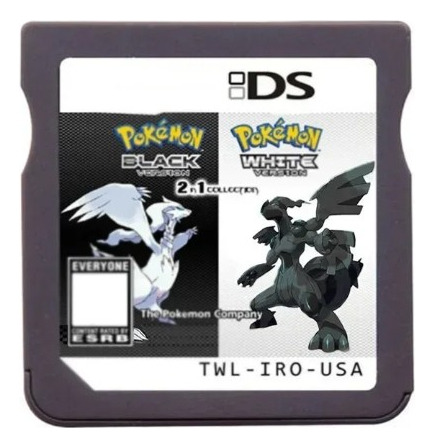 Pokemon Black Version White Version Cartucho 2 En 1 Nds (Usado)