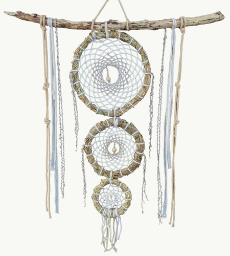 Atrapasueños Grande Cabecera Deco Boho Gipsy Natural