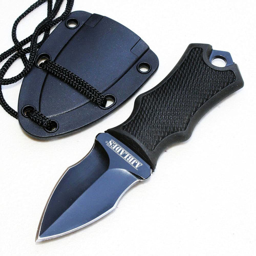 Ajblades-331 Cuchillo Táctico Tang Cuello Fijo Hoja Militar 